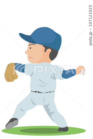 送球する野球選手 107121025