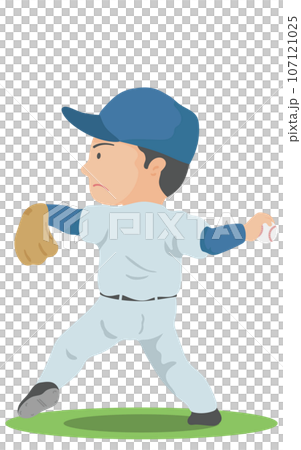 送球する野球選手 107121025