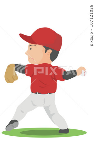 送球する野球選手 107121026