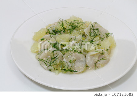 ホタテの柑橘マリネ 107121082