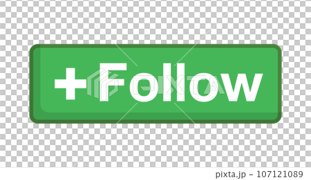 フォローボタン 緑 107121089