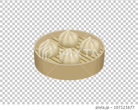 蒸篭に入った小籠包 107121677