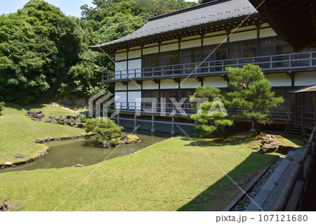 鎌倉 建長寺得月楼と蘸碧池 鎌倉 建長寺得月楼と蘸碧池 107121680