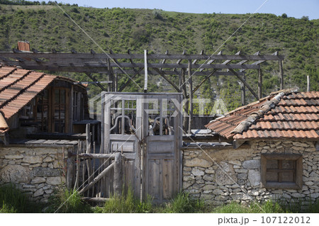 An abandoned farm in a Moldovan village. 107122012
