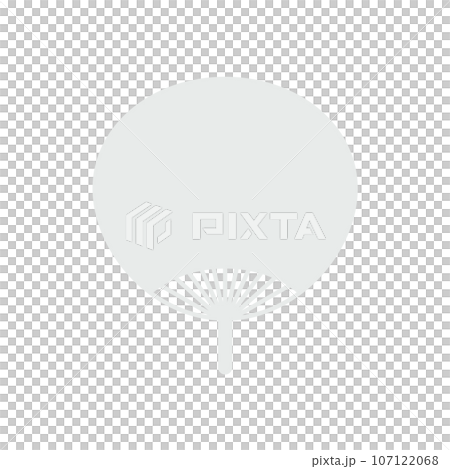 Simple fan template - Image material for summer accessories and promotional goods 107122068