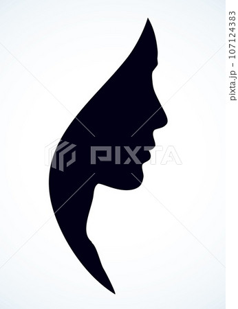 Vector image of the pretty woman Vector image of the pretty woman 107124383
