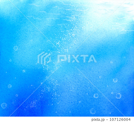 海洋散骨のイメージ　水彩画 107126004