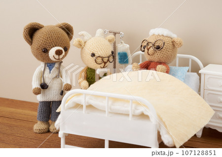 動物のあみぐるみ　入院 107128851