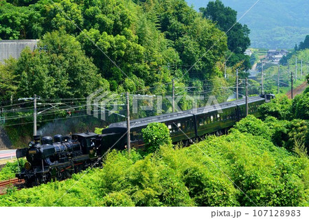 木葉～肥後伊倉間を走るSL人吉 107128983