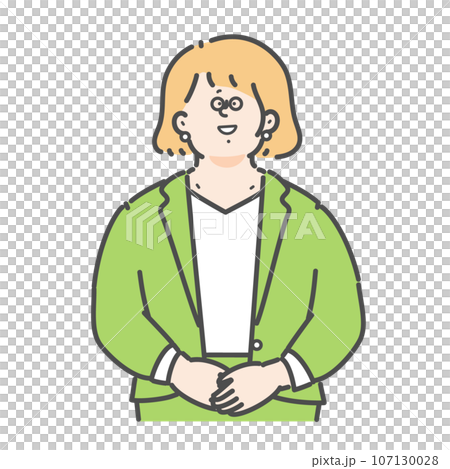 女性商務人士的插圖 107130028