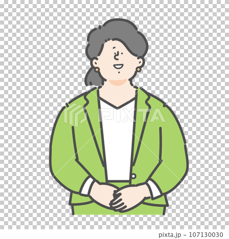 女性のビジネスパーソンのイラスト 女性のビジネスパーソンのイラスト 107130030
