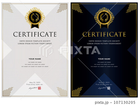 賞状172　certificate　award　表彰状　celebration 107130205