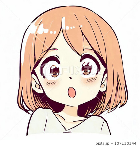 驚く女性2 107130344