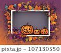 コピースペースがあるハロウィンイラスト　4700×3500ピクセル 107130550