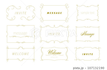 洋風フレームセット 107132190