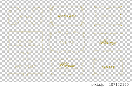 洋風フレームセット 107132190