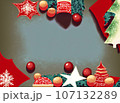クリスマスリに使えるフレーム 107132289