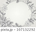 クリスマスリに使えるフレーム 107132292