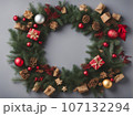 クリスマスリに使えるフレーム 107132294
