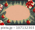 クリスマスリに使えるフレーム 107132303