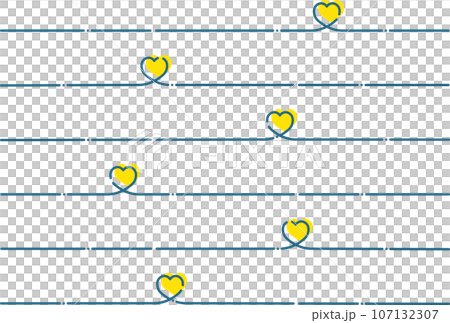 簡單的黃心藍線框架 107132307