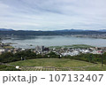 立石公園の展望テラスから望む諏訪湖 107132407