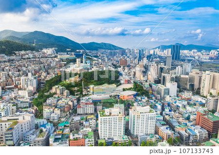 プサン市内 釜山タワーから眺望 プサン市内 釜山タワーから眺望 107133743