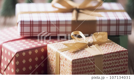 Holiday gifts and presents, country cottage style wrapped gift boxes for boxing day, Christmas, Valentines day and holidays shopping sale, beauty box delivery Holiday gifts and presents, country cottage style wrapped gift boxes for boxing day, Christmas, Valentines day and holidays shopping sale, beauty box delivery 107134031