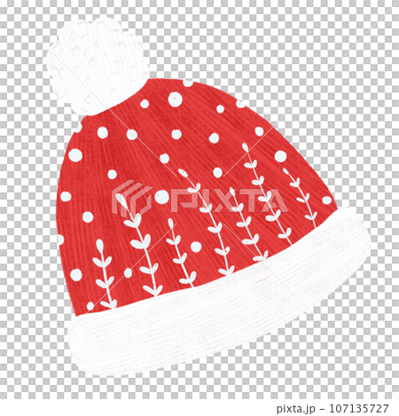 illustration of a red hat 107135727