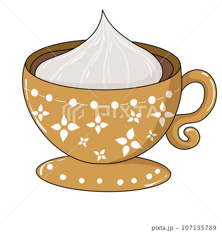 yellow cup 107135789