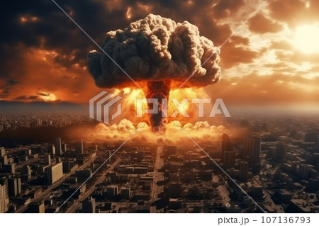 Nuclear war. Beginning of the End. Nuclear war. Beginning of the End. 107136793