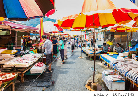 釜山 チャガルチ市場 釜山 チャガルチ市場 107137145