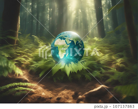 Earth Day Concept Earth Day Concept 107137863