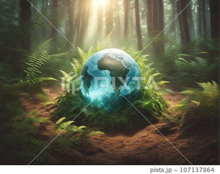 Earth Day Concept Earth Day Concept 107137864