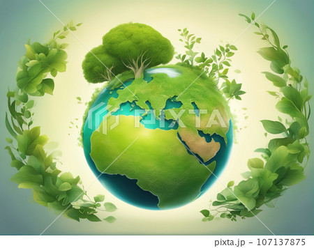 Earth Day Concept Earth Day Concept 107137875