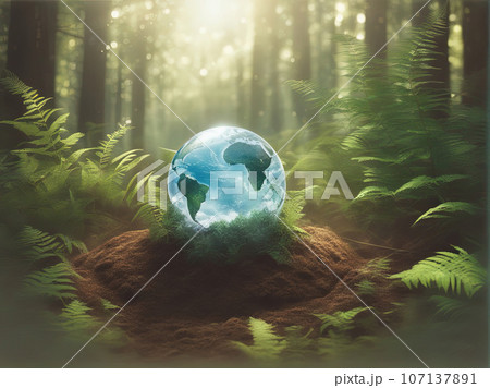 Earth Day Concept Earth Day Concept 107137891