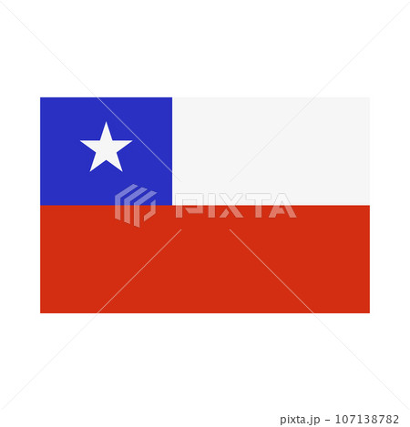 チリ国旗 チリ国旗 107138782