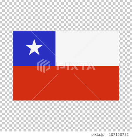 チリ国旗 チリ国旗 107138782