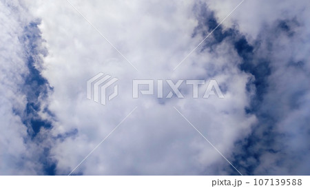 Beautiful blue sky 107139588