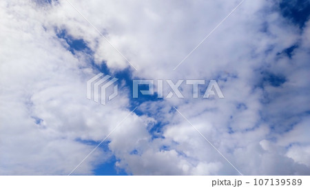 Beautiful blue sky 107139589