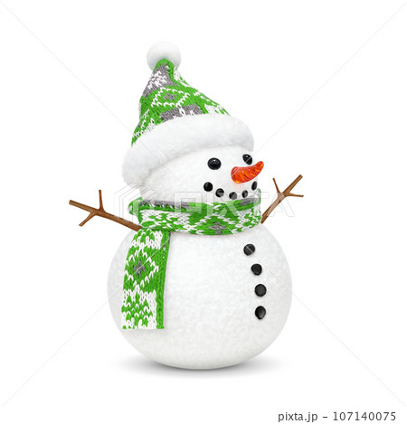雪だるま イラスト リアル クリスマス 雪だるま イラスト リアル クリスマス 107140075