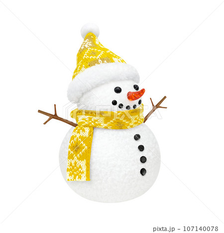 雪だるま イラスト リアル クリスマス 雪だるま イラスト リアル クリスマス 107140078