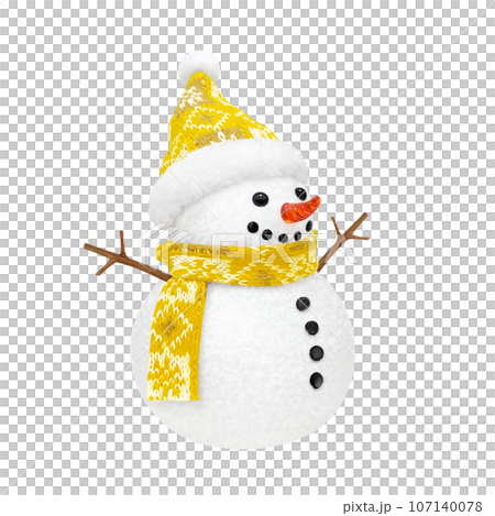 雪だるま イラスト リアル クリスマス 雪だるま イラスト リアル クリスマス 107140078