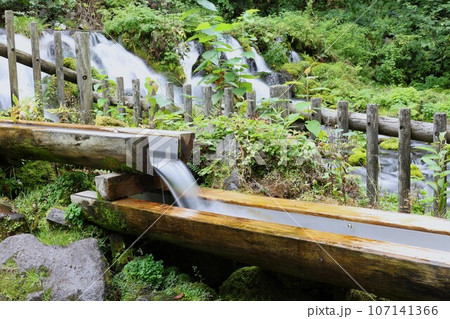 【動画あり】ふきだし公園・羊蹄のふきだし湧水（北海道虻田郡京極町） 107141366