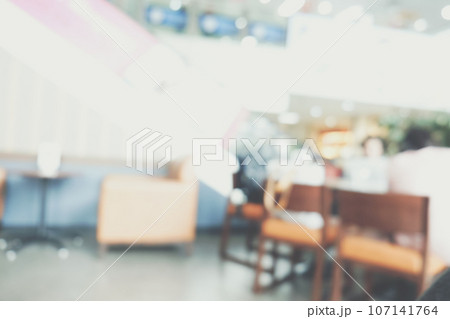 Abstract blurred indoor coffe shop in supermarket vintage blurred Abstract blurred indoor coffe shop in supermarket vintage blurred 107141764
