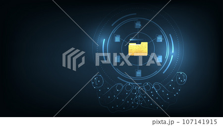 Document management and digital document paperless operation concept. Document management and digital document paperless operation concept. 107141915