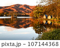 曽原湖畔の夕景 107144368