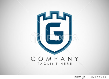 English Alphabet With Castle Logo Design Vector. Graphic Alphabet Symbol For Corporate Business English Alphabet With Castle Logo Design Vector. Graphic Alphabet Symbol For Corporate Business 107144744
