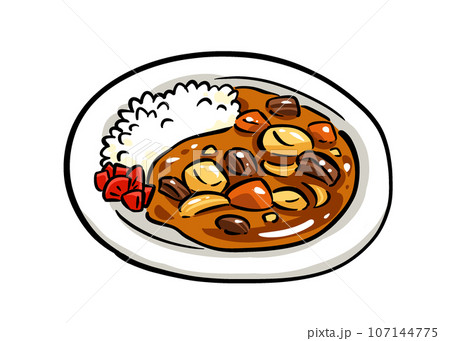 カレーライス カレーライス 107144775