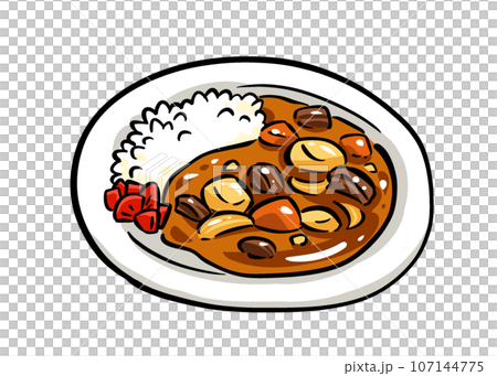 カレーライス カレーライス 107144775